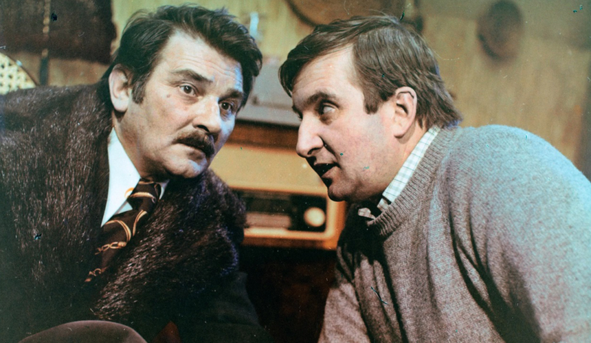 Ryszard Pietruski i Krzysztof Kowalewski w filmie \