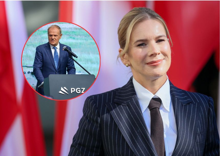 Marta Nawrocka z sympatią o Donaldzie Tusku