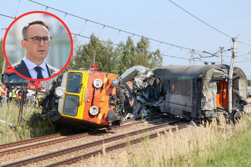 Reakcje Ministerstwa Infrastruktury po wypadku kolejowym