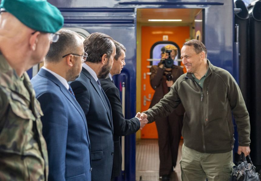 Radosław Sikorski w Kijowie
