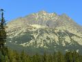 Tatry Wysokie, widok na Gerlach w Słowacji