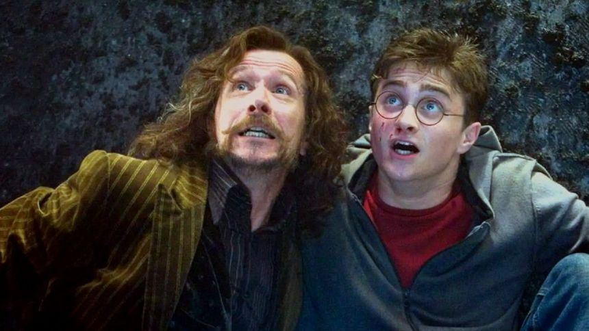 Harry Potter i Zakon Feniksa - Gary Oldman, Daniel Radcliffe - kadr z filmu