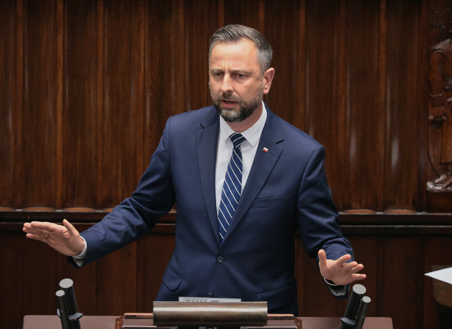 Przechwycony dron był wymierzony w Polskę? Nowe informacje od szefa MON
