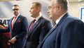 Debata wyborcza kandydatów na prezydenta RP w TV  Republika: Michał Rachoń, Karol Nawrocki i Tomasz Sakiewicz 