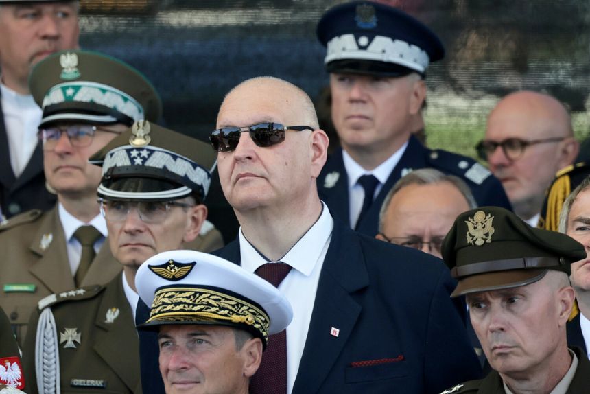 Prezes TK Bogdan Święczkowski podczas defilady Wojska Polskiego w Warszawie