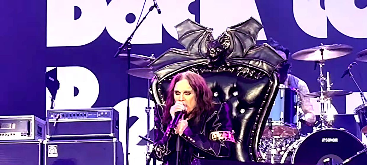 Ozzy Osbourne podczas koncertu Back to Beginning