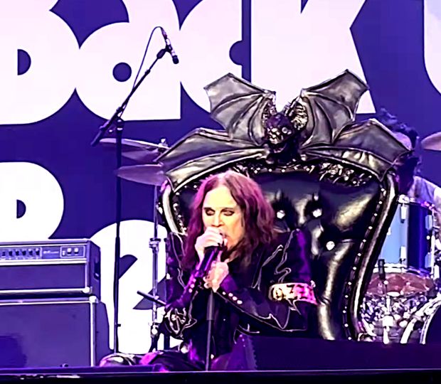 Ozzy Osbourne podczas koncertu Back to Beginning