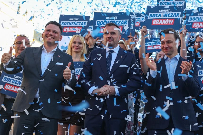 Inauguracja kampanii prezydenckiej Konfederacji w Krakowie