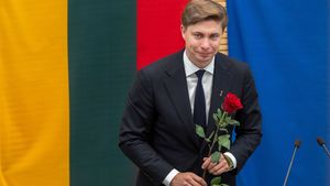 premier Litwy Mindaugas Sinkevicius
