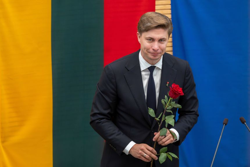 premier Litwy Mindaugas Sinkevicius