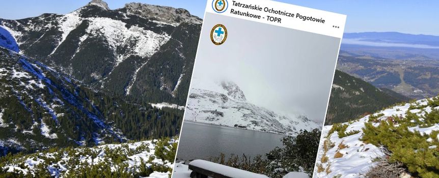 Śnieg w Tatrach