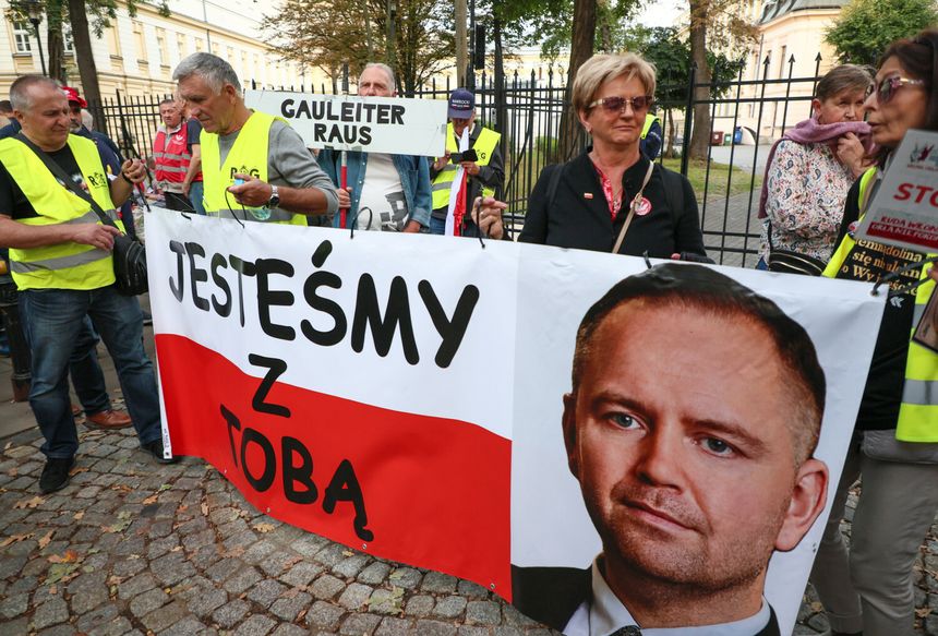 Manifestacja poparcia dla Karola Nawrockiego