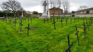 Cmentarz na terenie dawnej pralni sióstr magdalenek w Donnybrook w Dublinie