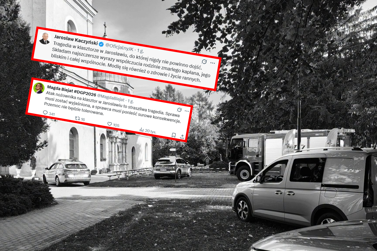 Atak nożownika w klasztorze. Politycy reagują. „Oczekuję surowej kary dla Ukraińca"
