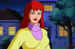 Spider-Man - Mary Jane - kadr z kreskówki z lat 90