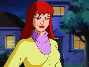 Spider-Man - Mary Jane - kadr z kreskówki z lat 90