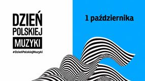 Plakat promujący Dzień polskiej muzyki.