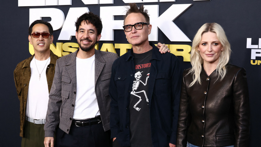 Joseph Hahn, Mike Shinoda, Mark Hoppus i Emily Armstrong