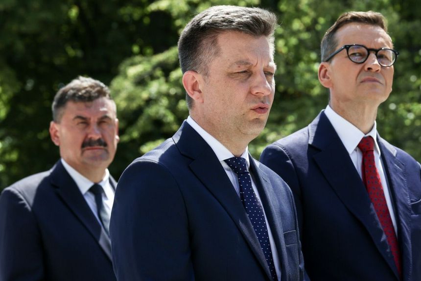 Michał Dworczyk i Mateusz Morawiecki