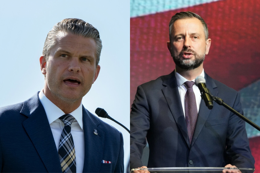 Kosiniak-Kamysz, Hegseth