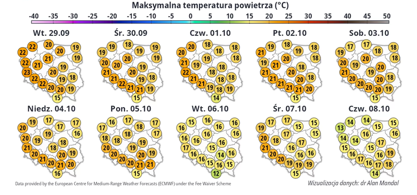 Maksymalna temperatura powietrza