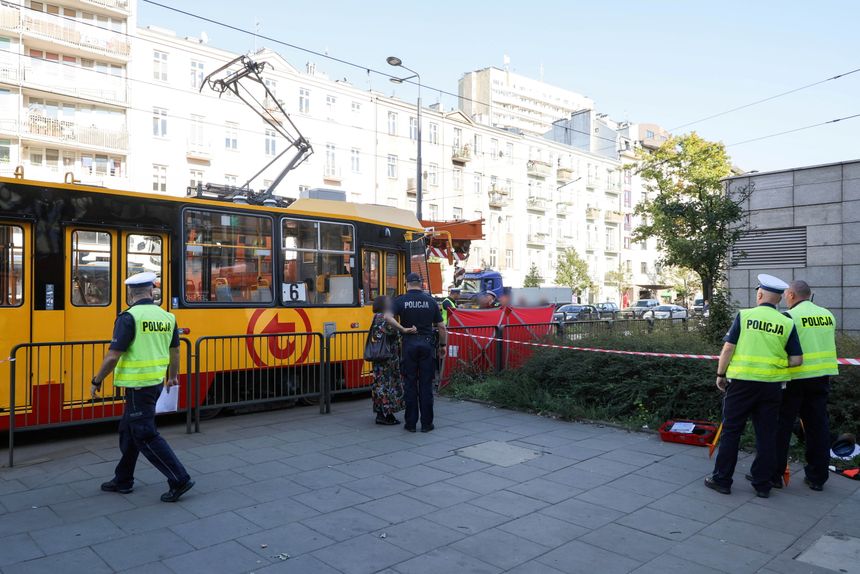 Śmiertelne potrącenie przez tramwaj w Warszawie