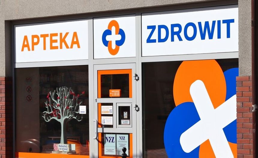 Wejście do apteki 