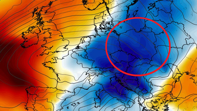 Anomalia temperatury na poziomie ciśnienia 850 hPa 13.10 (ECMWF)