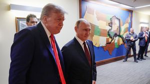 Donald Trump i Włiadmir Putin 