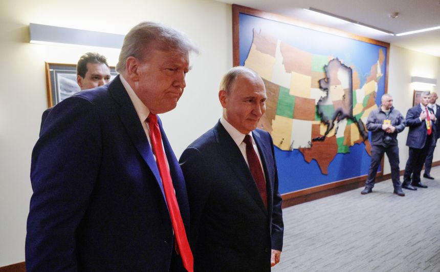 Donald Trump i Włiadmir Putin 