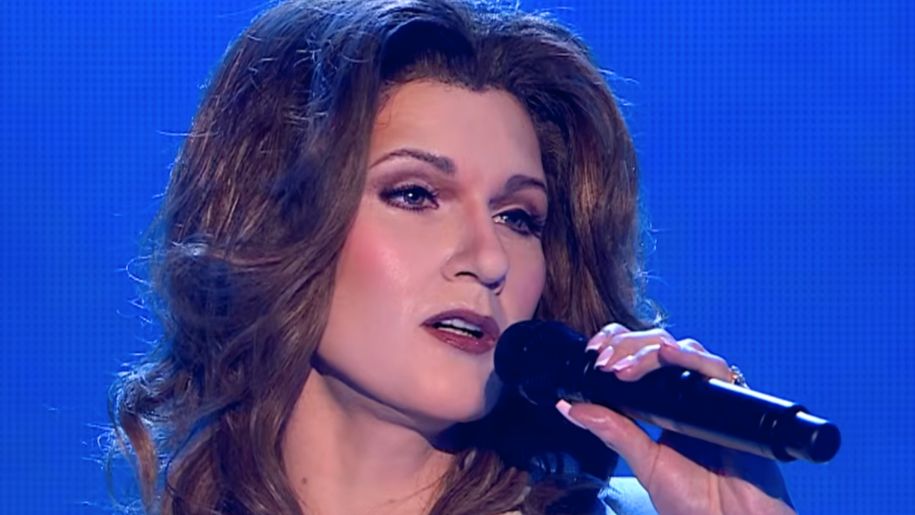 Marcin Maciejczak jako Celine Dion w 