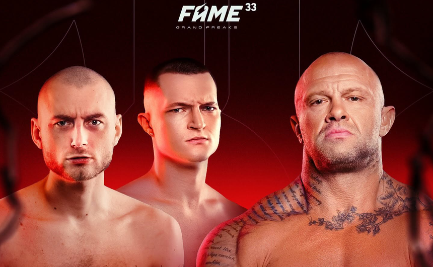 Plakat promujący walkę Bracia Psychoza vs Piotr Piechowiak.