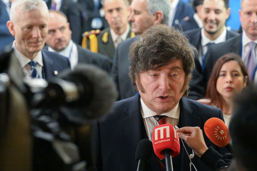 Prezydent Argentyny Javier Milei