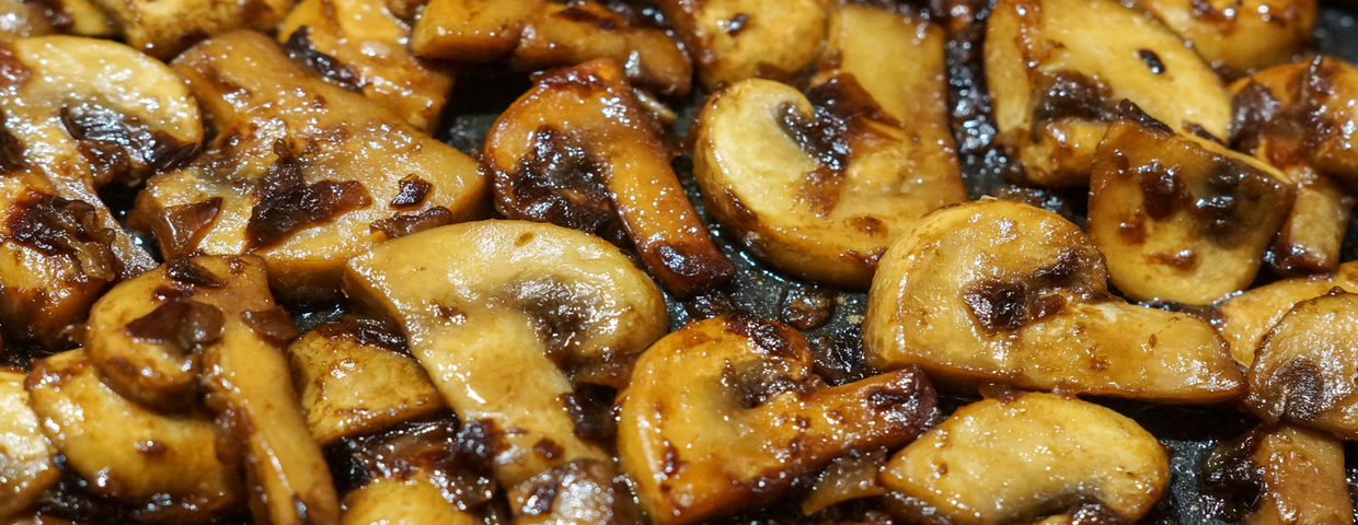 Smażone pieczarki