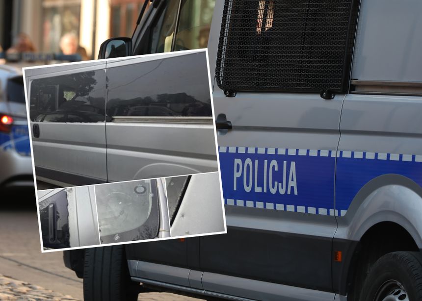 ostrzelany bus