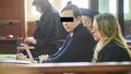 Oskarżony Sebastian M. i obrońca Katarzyna Hebda podczas rozprawy