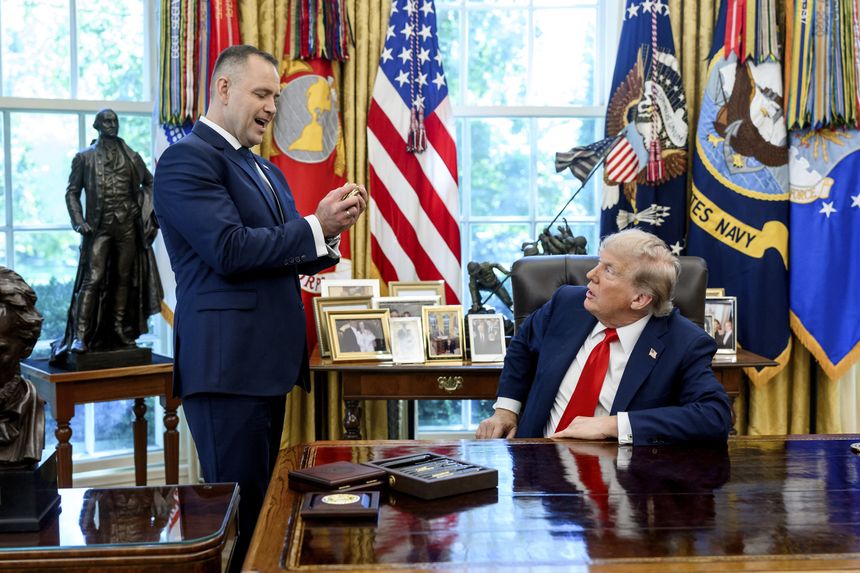 Karol Nawrocki i Donald Trump 