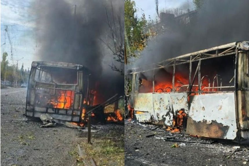 Atak na autobus Ukraina