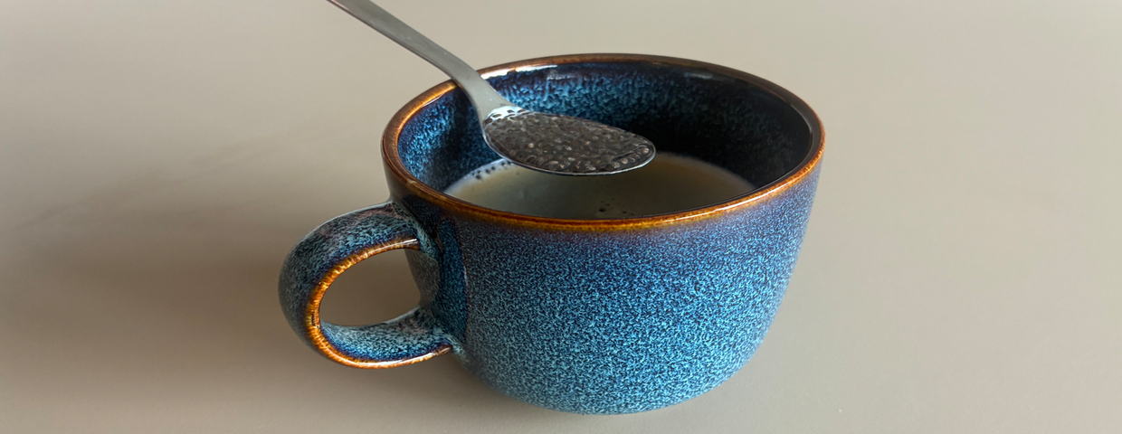Kawa z nasionami chia