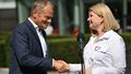 Donald Tusk i Monika Piątkowska 