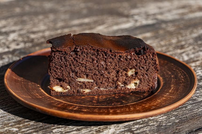 Brownie z jabłkami