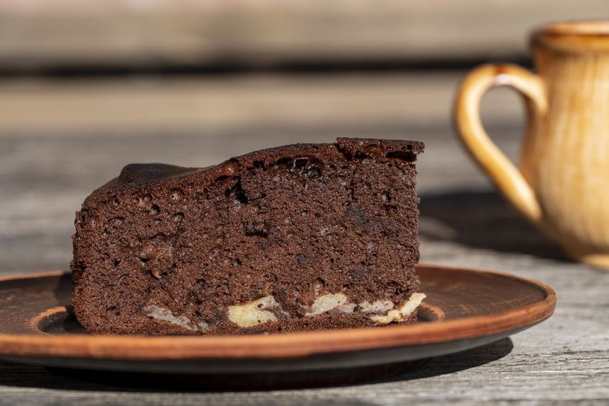Brownie z jabłkami