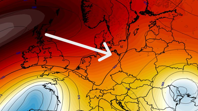 Anomalia wysokości geopotencjalnej na poziomie 500 hPa 19.10 (ECMWF)  