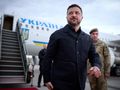Zełenski w samolocie