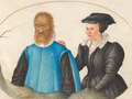 Petrus Gonsalvus z małżonką Katarzyną Raffelin