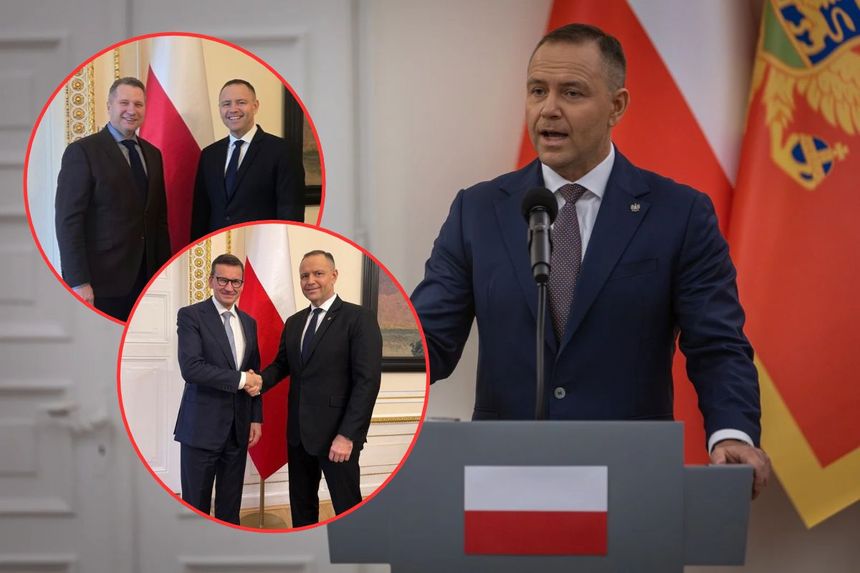 Nawrocki z Czarnkiem i Morawieckim