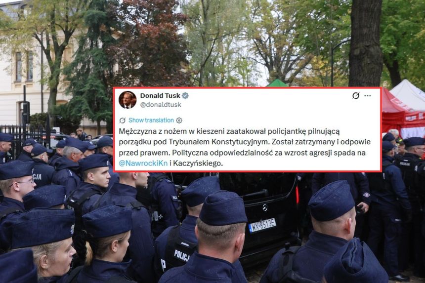 Protesty pod Trybunałem