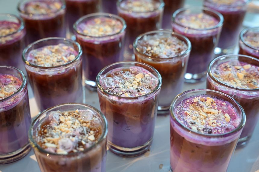 Ube Coconut Macchiatto
