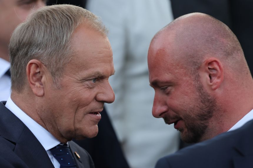 Donald Tusk i Jacek Siewiera 