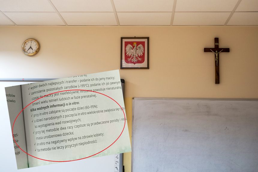Szokujące fragmenty o in vitro w podręczniku do religii 